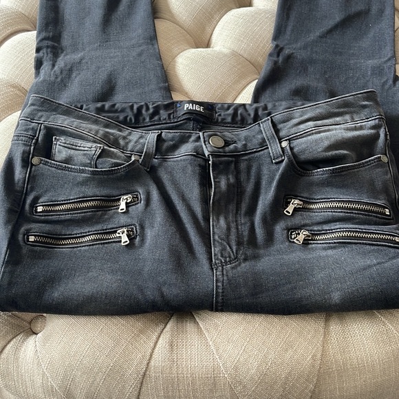 Paige Black Skinny Jeans - Picture 4 of 4